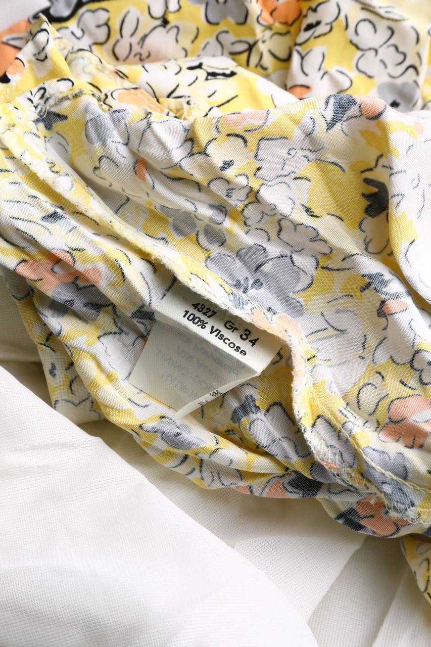 Carou VINTAGE Vintage-Midikleid mit Blumen-Print 50% Rabatt für begrenzte Zeit