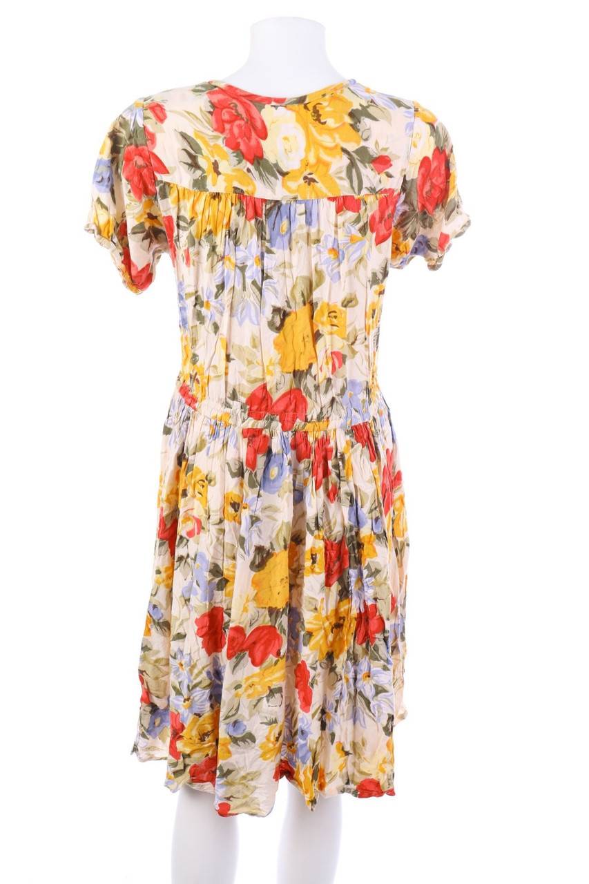 Carou VINTAGE Blusenkleid mit Blumen-Print Kostenloser Versand