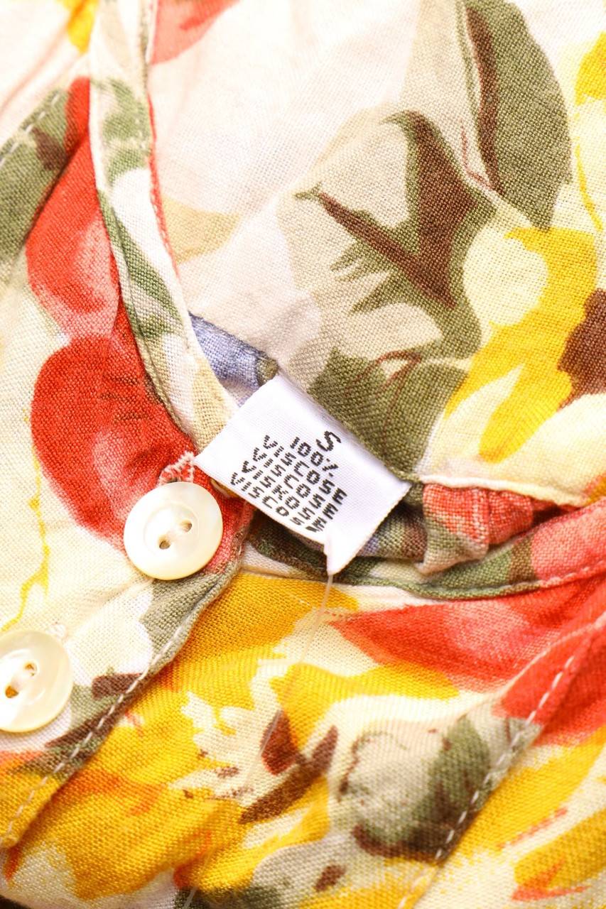 Carou VINTAGE Blusenkleid mit Blumen-Print Kostenloser Versand