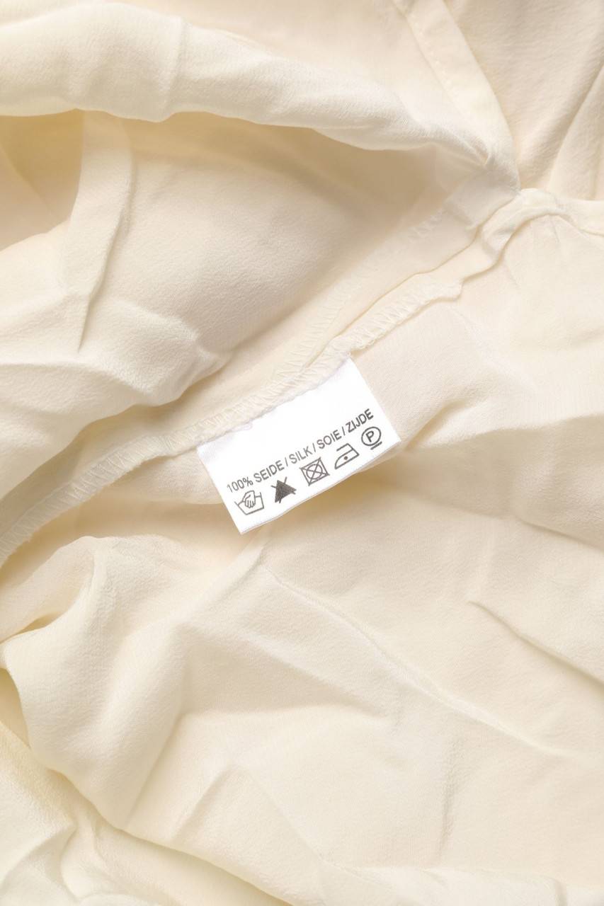 Carou VINTAGE Seiden-Hemd-Bluse mit kurzem Ärmel Fabrik Onlineshop
