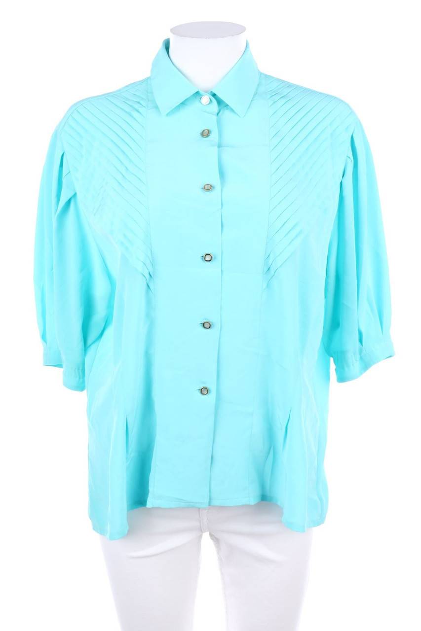 Carou del mod Vintage-Kurzarm-Bluse