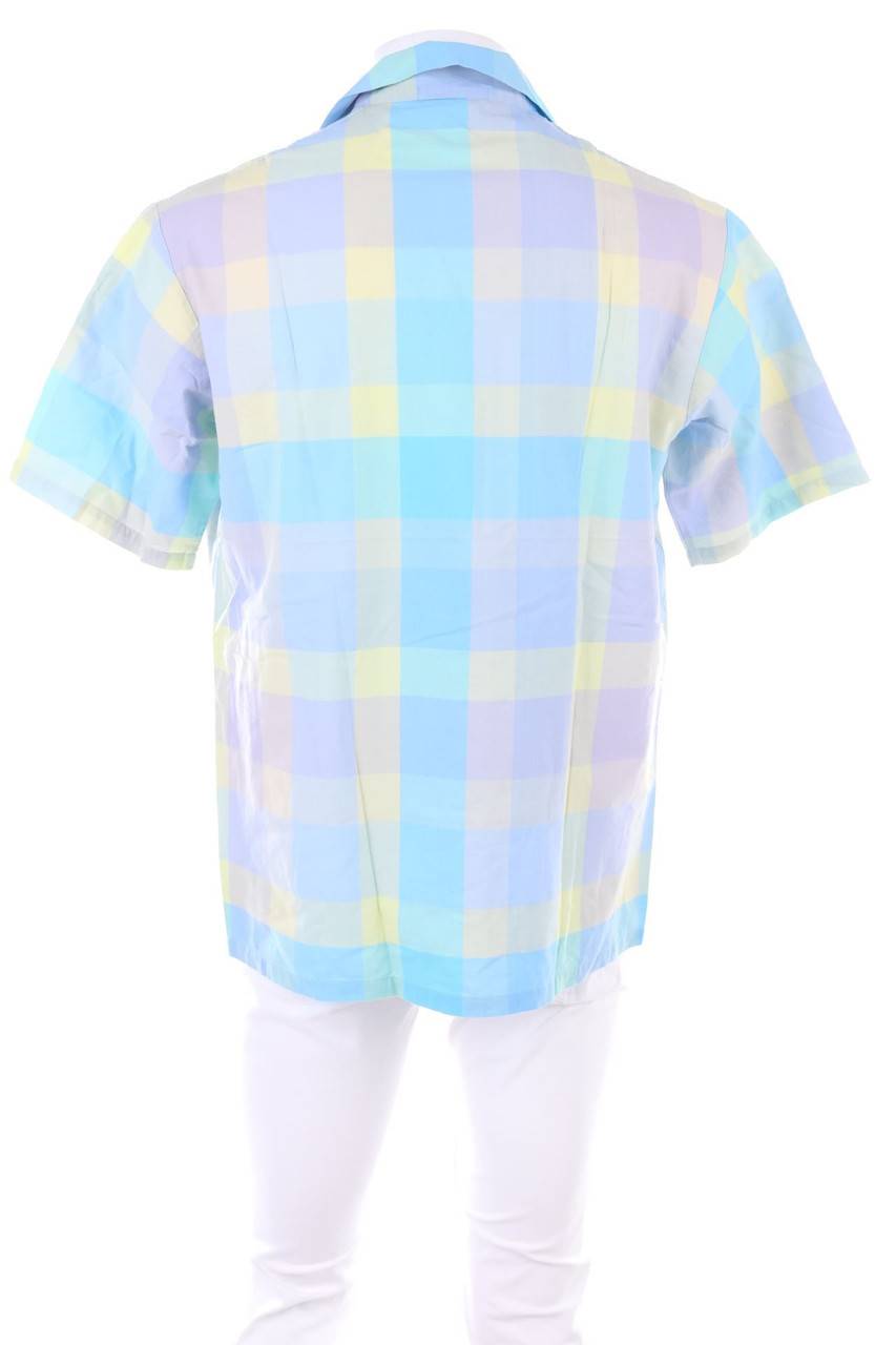 Carou VINTAGE Vintage-Karo-Kurzarm-Hemd aus Baumwoll-Mix Vatertagsangebot