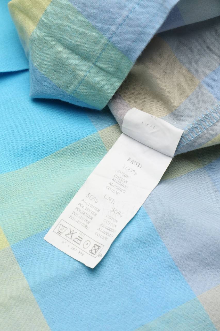 Carou VINTAGE Vintage-Karo-Kurzarm-Hemd aus Baumwoll-Mix Vatertagsangebot