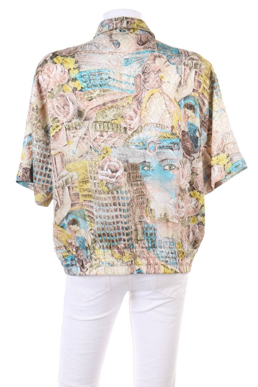 Carou VINTAGE Hemd-Bluse mit kurzem Ärmel Online Outlet