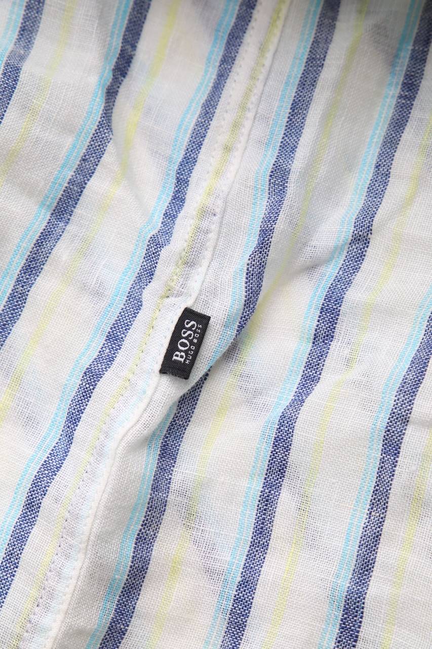 Carou BOSS HUGO BOSS Leinen-Hemd mit Streifen Bestseller