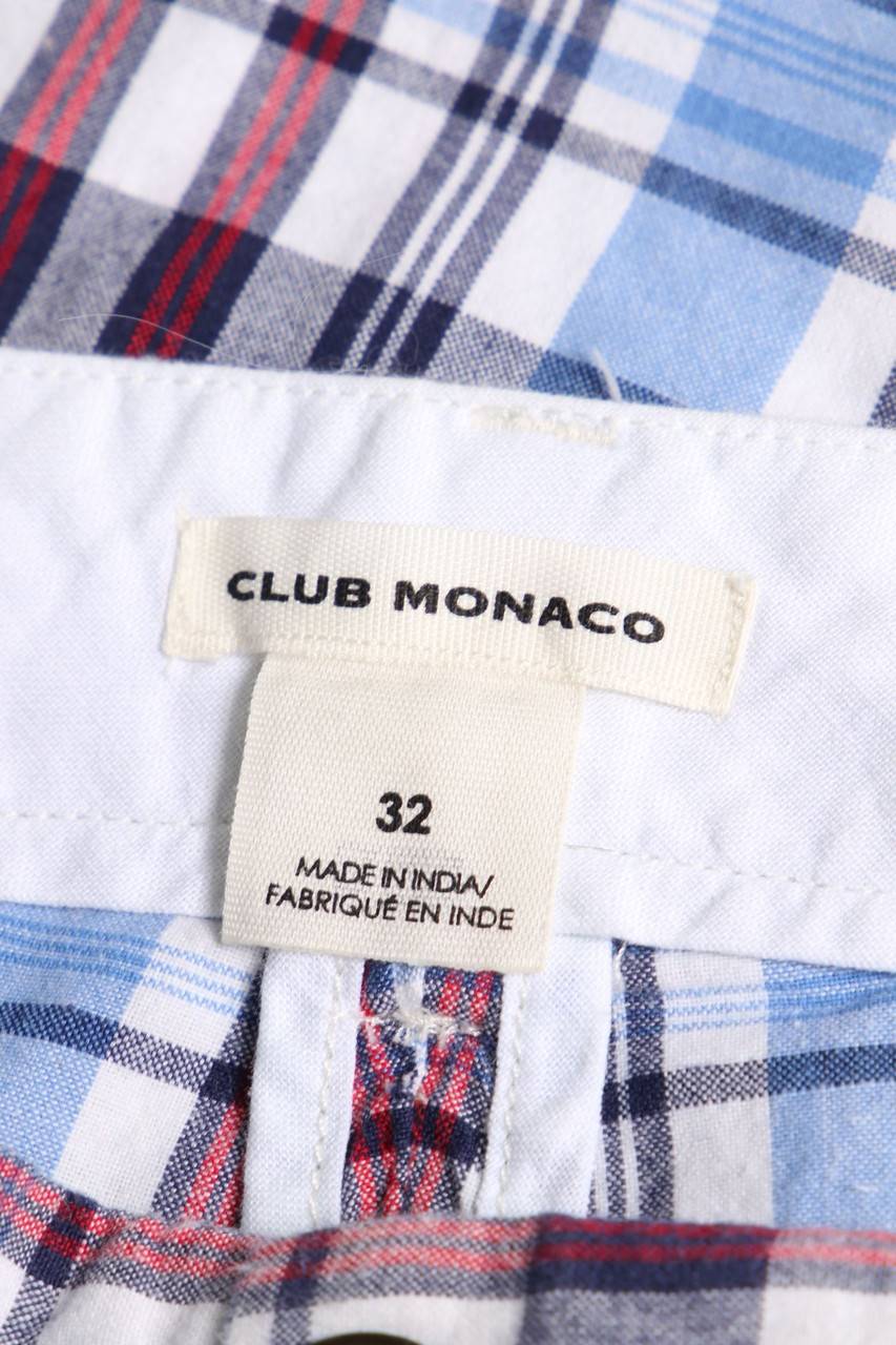 Carou CLUB MONACO Chino-Shorts mit Karo-Muster Kauf eins, bekomm eins gratis