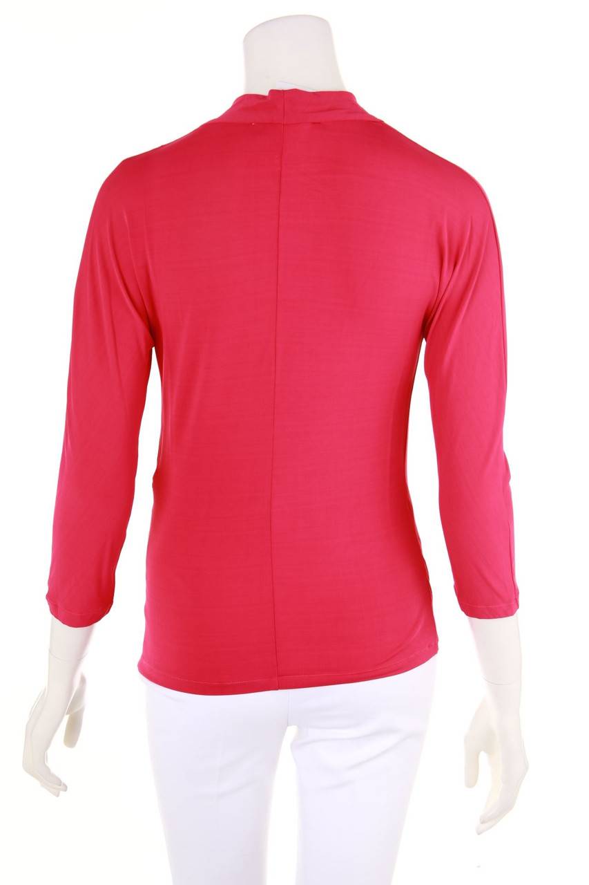 Carou Max Mara STUDIO 3/4-Arm-Shirt in Wickel-Optik mit Raffungen Wochenangebot