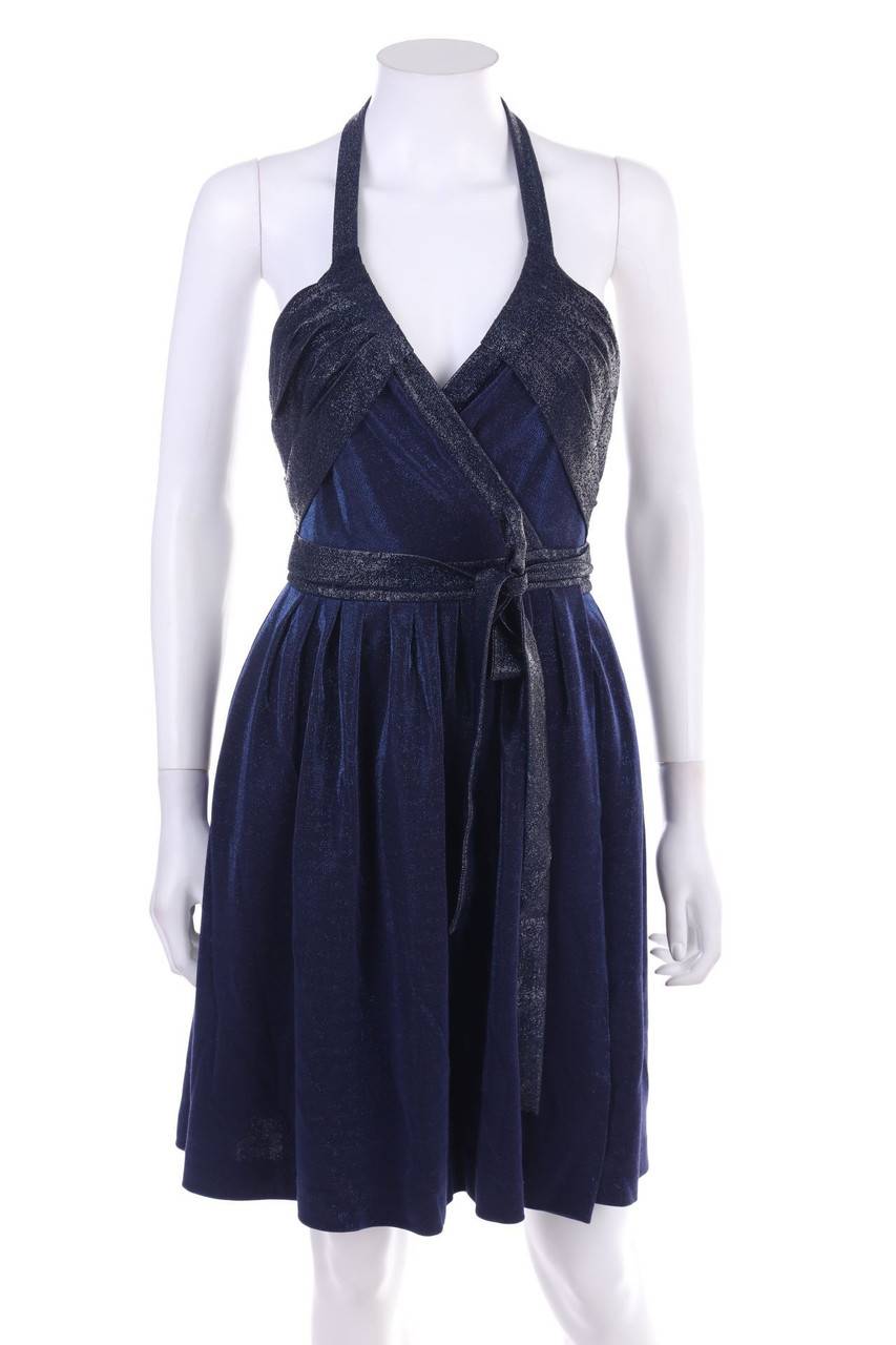Carou DIANE von FÜRSTENBERG Glitzer-Wickelkleid Super Rabatt