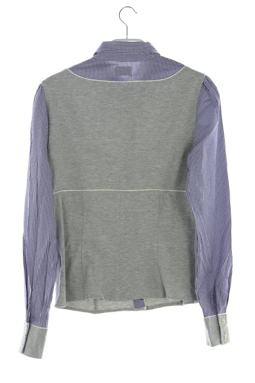 Carou LUIS TRENKER Hemd-Bluse aus Jersey mit Logo-Stickerei Outlet