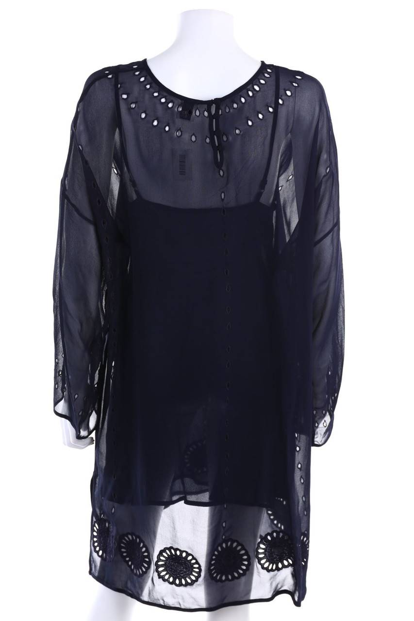 Carou IRIS & INK Chiffon-Shift-Kleid aus Lochspitze Hotsell