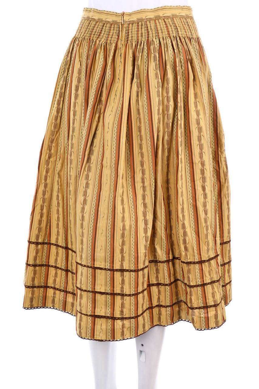 Carou HAMMERSCHMID Vintage-Midirock mit Streifen Jubiläumsangebot
