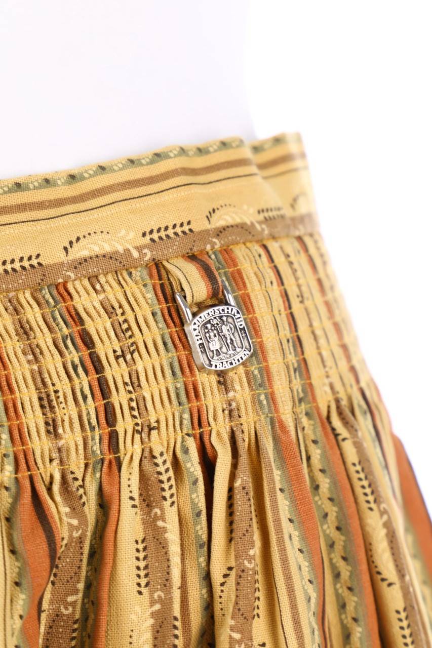 Carou HAMMERSCHMID Vintage-Midirock mit Streifen Jubiläumsangebot