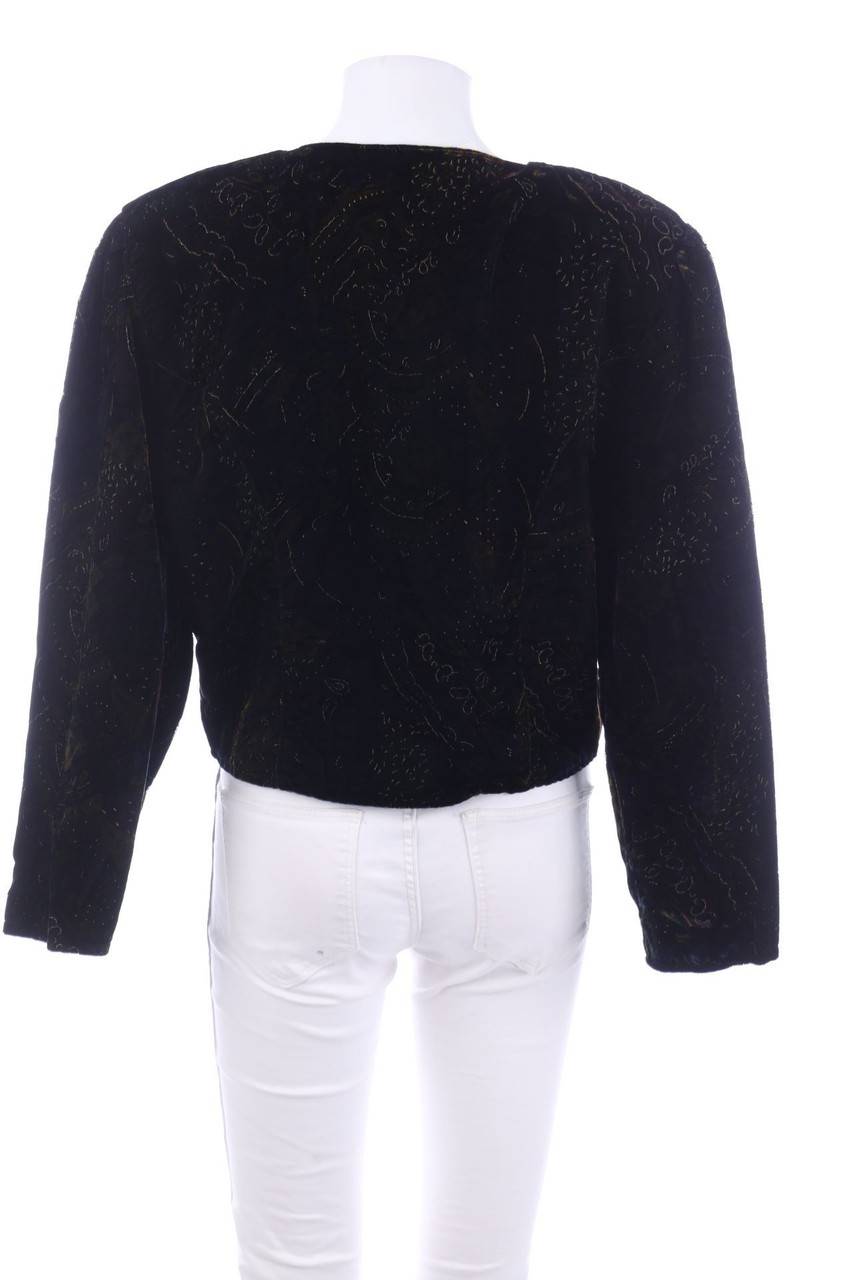 Carou VINTAGE Samt-Blazer mit Muster Blitzangebot
