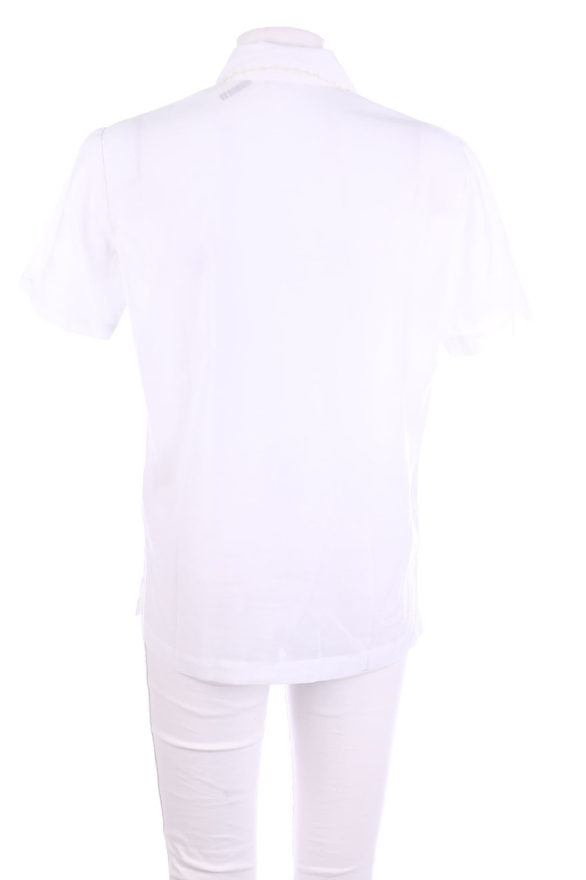 Carou VINTAGE Kurzarm-Bluse mit Stickereien Große Rabatte
