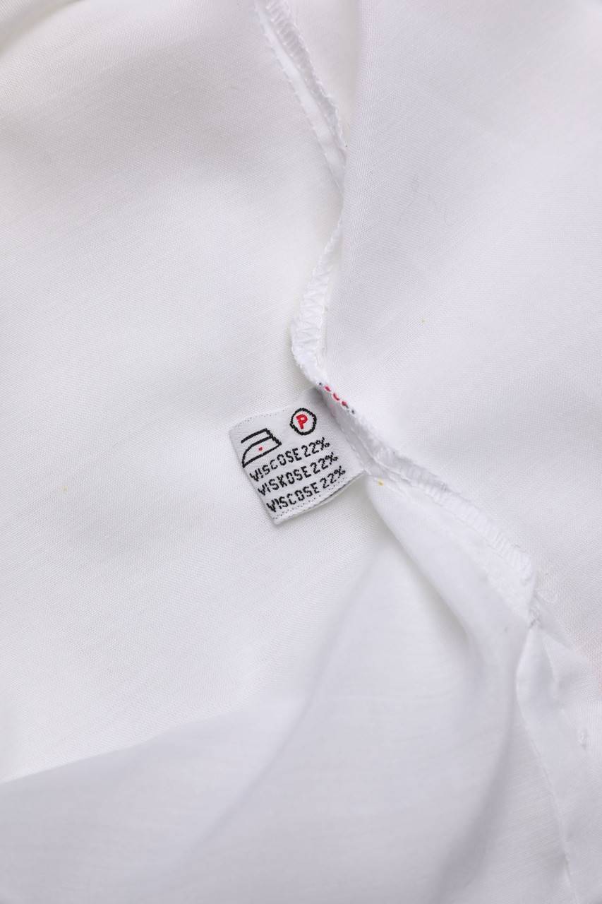 Carou VINTAGE Kurzarm-Bluse mit Stickereien Große Rabatte