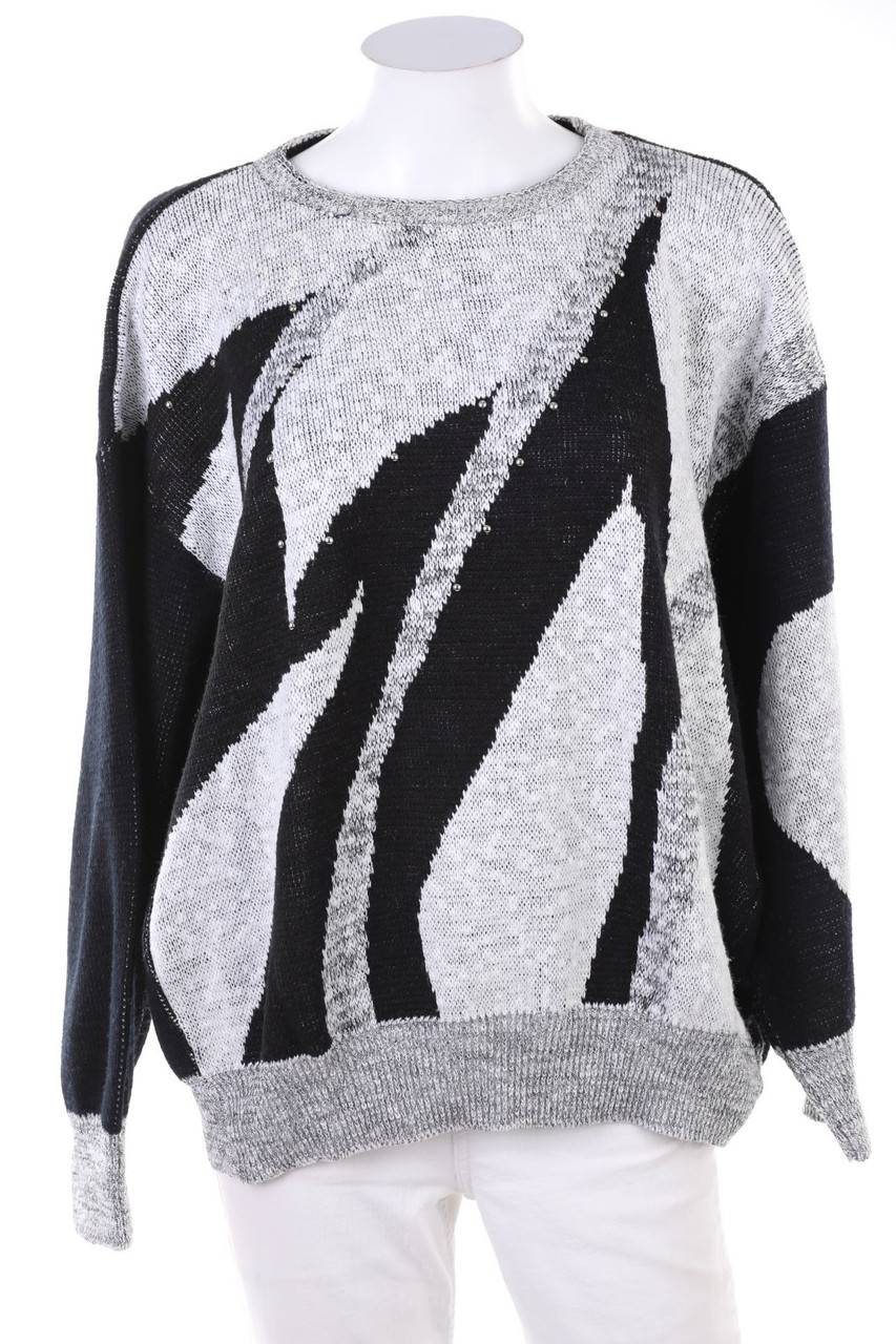 Carou VINTAGE Strick-Pullover mit Muster Neuheiten