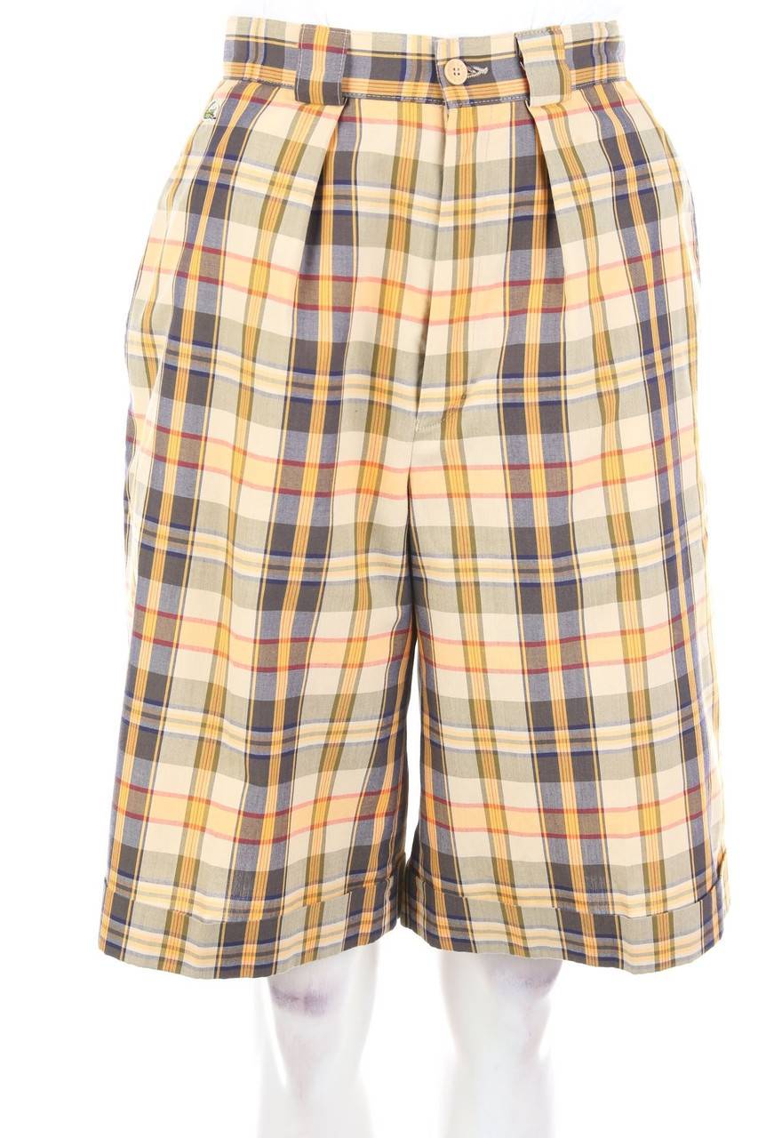 Carou CHEMISE LACOSTE Vintage-Bermuda-Shorts mit Karo-Muster Riesige Ersparnisse
