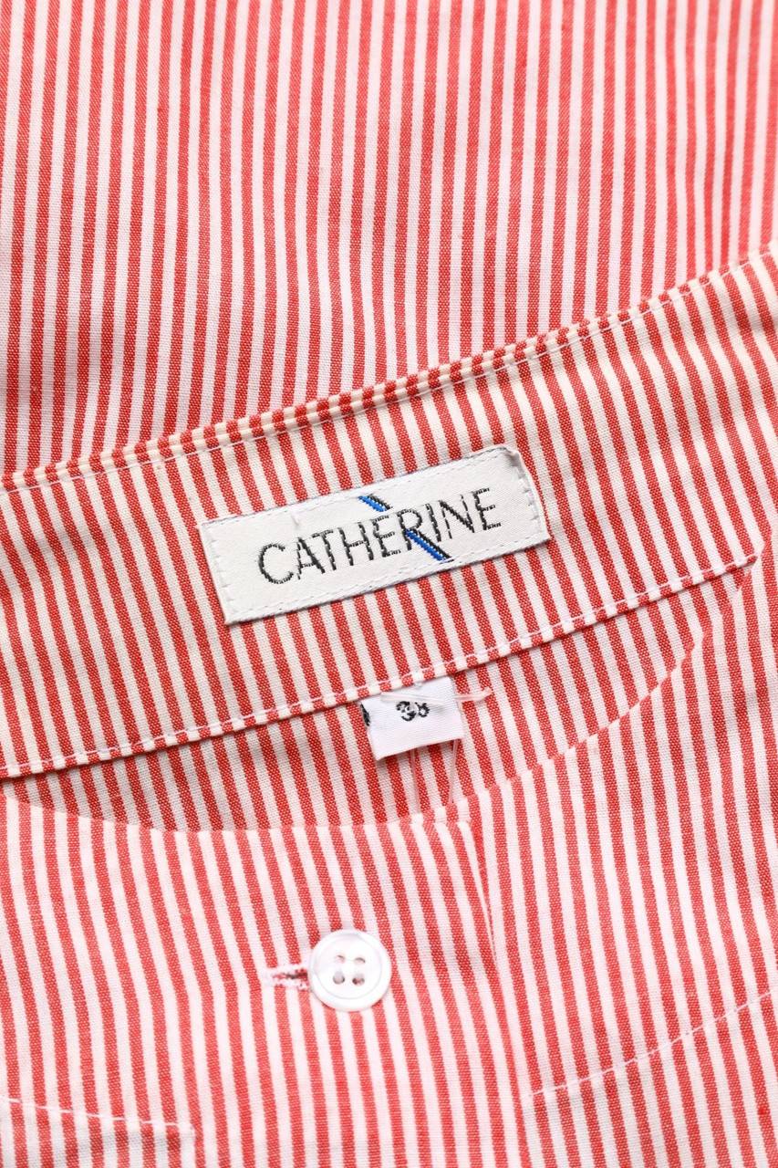Carou CATHERINE Kurzarm-Bluse mit Streifen Tiefpreis