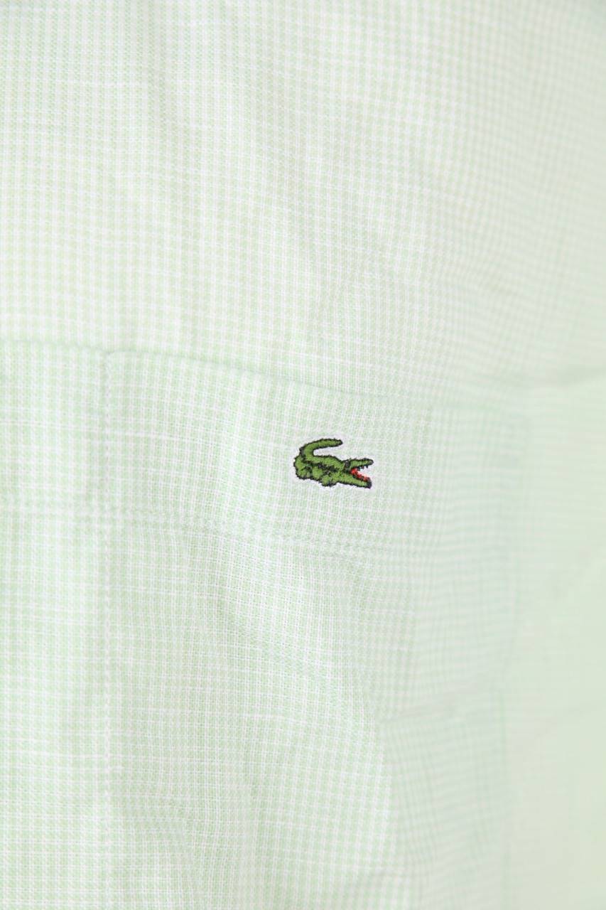 Carou LACOSTE Kurzarm-Hemd mit Leinen Nur für heute