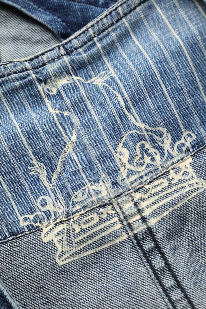 Carou Lois Denim-Weste mit Stickereien Bis zu 55% Rabatt