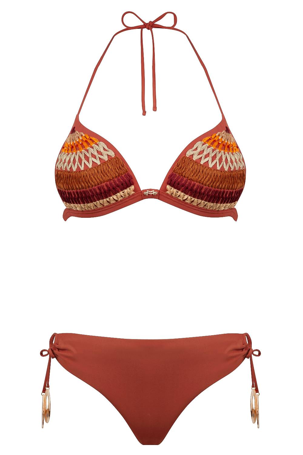 Maryan Mehlhorn HAND-EMBROIDERED PUSH-UP TOP Online Outlet