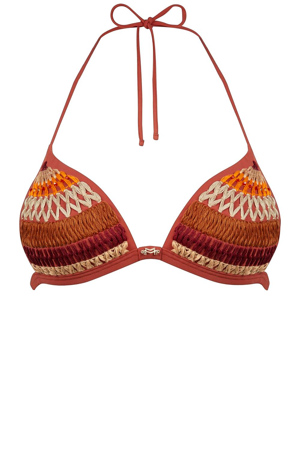 Maryan Mehlhorn HAND-EMBROIDERED PUSH-UP TOP VIP-Rabatte