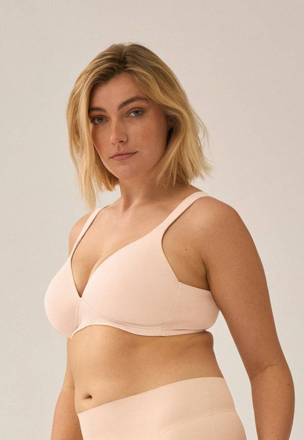 ﻿Naturana Bügelloser Soft-BH mit Schale - Light Beige Black Friday