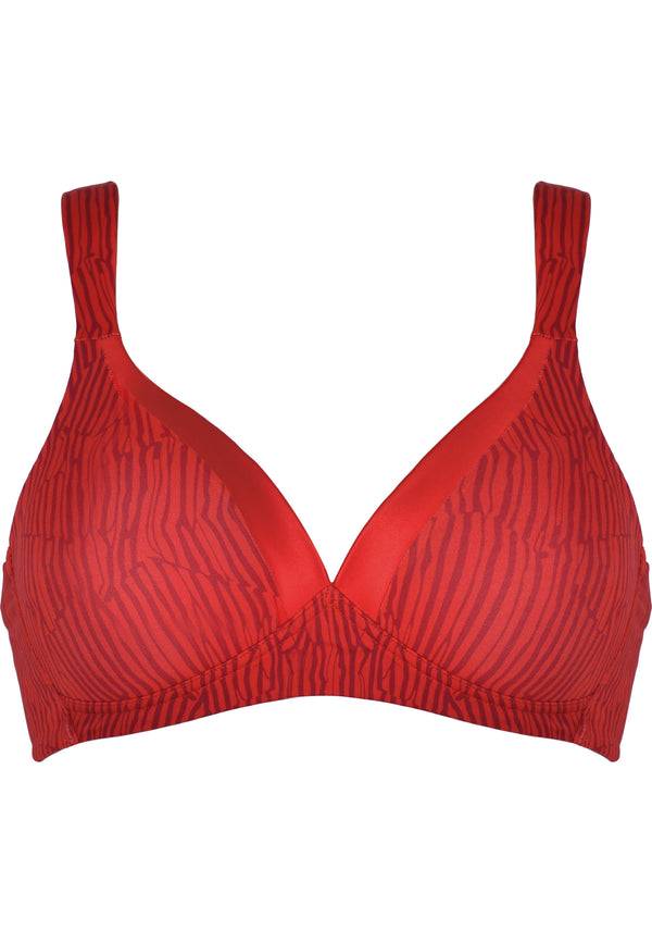 Naturana Bügelloser BH mit Schale und Glanzband - Negroni Print Cyber Monday