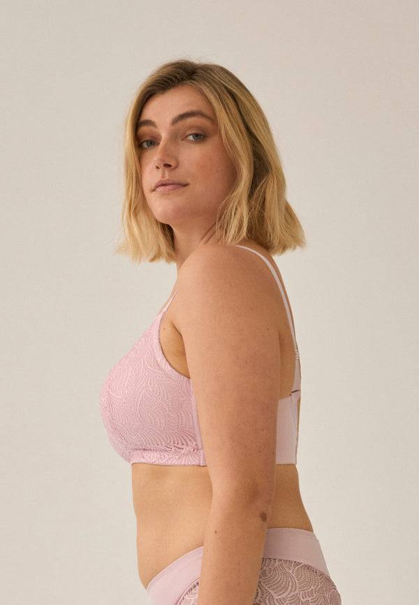 Naturana Soft-BH mit Schale und Spitze - Pink Rose Osterangebot