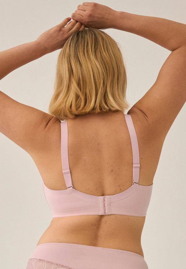 Naturana Soft-BH mit Schale und Spitze - Pink Rose Osterangebot
