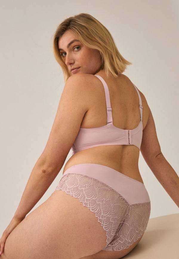 Naturana Soft-BH mit Schale und Spitze - Pink Rose Osterangebot