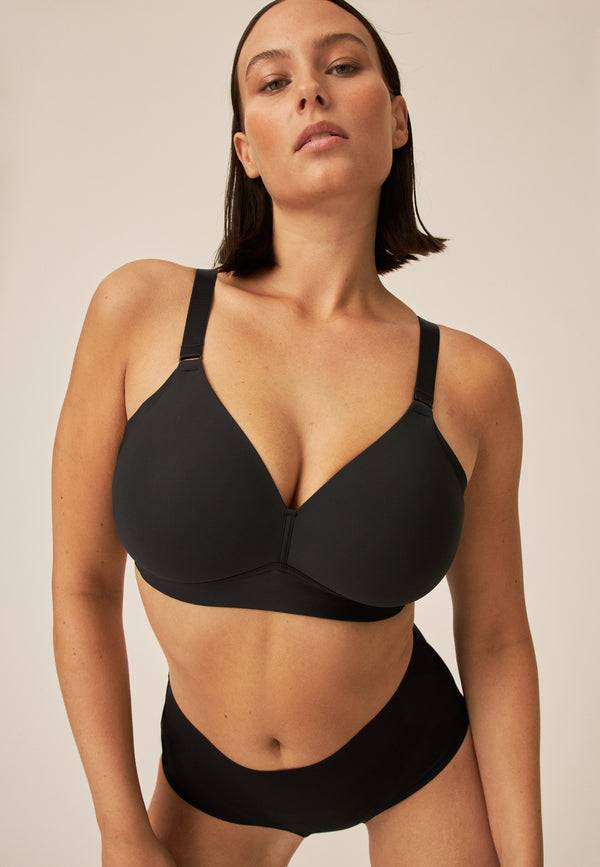 Naturana Soft-BH mit Side Smoother Effekt - Schwarz Muttertagsangebot