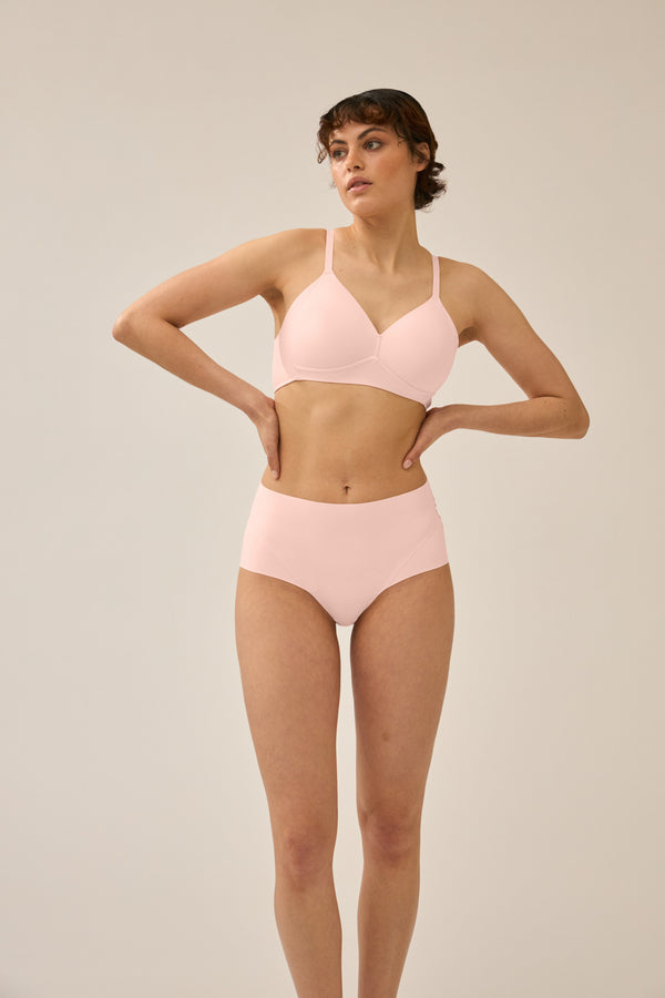 Naturana Soft-BH mit Side Smoother Effekt - Blush Jubiläumsangebot