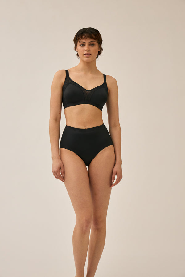 Naturana Minimizer und Side Smoother BH mit Spitze - Schwarz Top Angebot