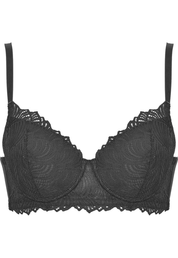 Naturana Bügel-BH mit Spitze - Schwarz Saisonale Angebote