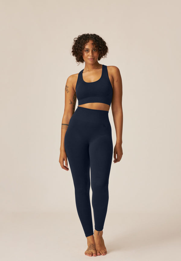 Naturana Sport Legging High Waist - Dark Blue Kostenlose Rückgabe
