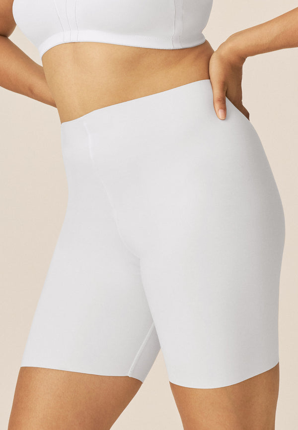 Naturana Baumwoll-Radlershort Cleancut - Weiss Letzte 2 Tage