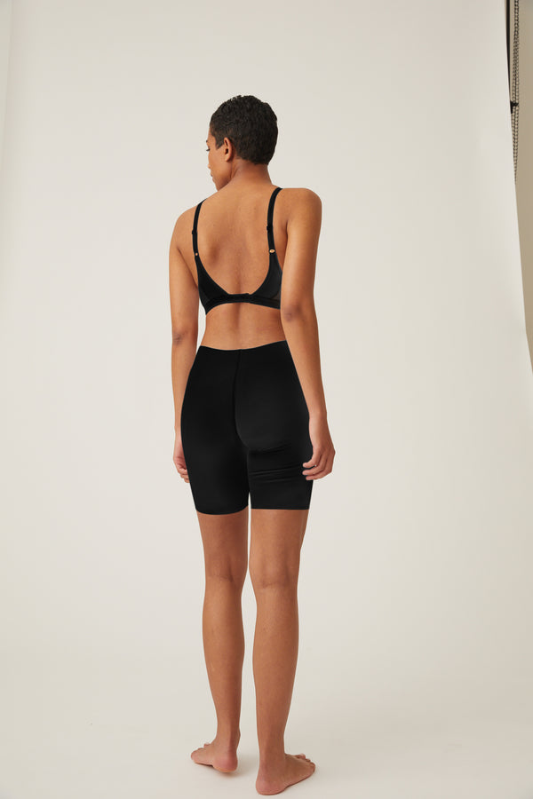 Naturana Baumwoll-Radlershort Cleancut - Schwarz Letzter Tag
