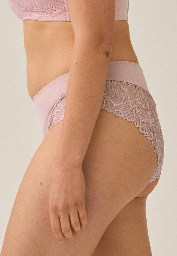 Naturana Panty mit Spitzendetails - Pink Rose 50% Rabatt mit kostenlosem Versand
