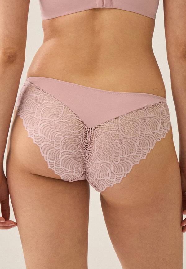 Naturana Slip mit Spitzendetails - Pink Rose Clearance-Verkauf