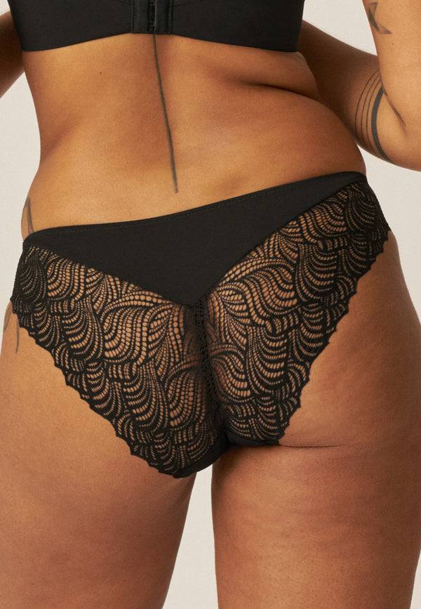 Naturana Slip mit Spitzendetails - Schwarz Begrenzt auf 3 Tage