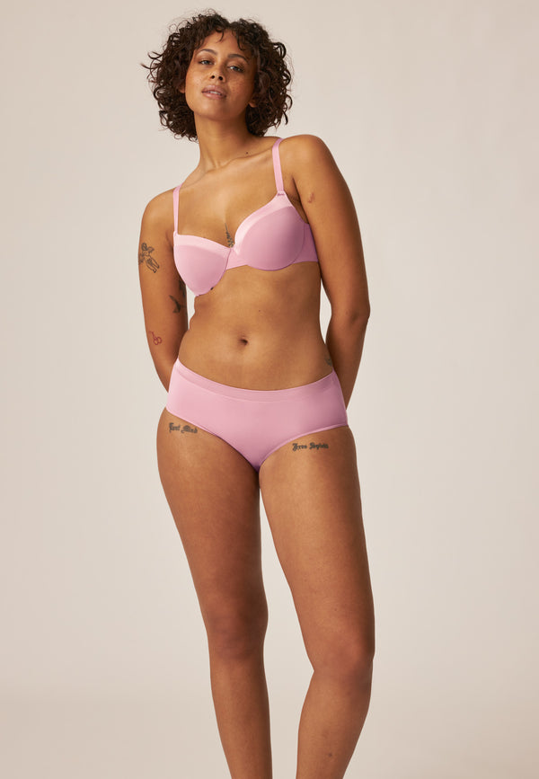 Naturana Softer Slip mit Glanzband - Smoked Orchid Black Friday Preise