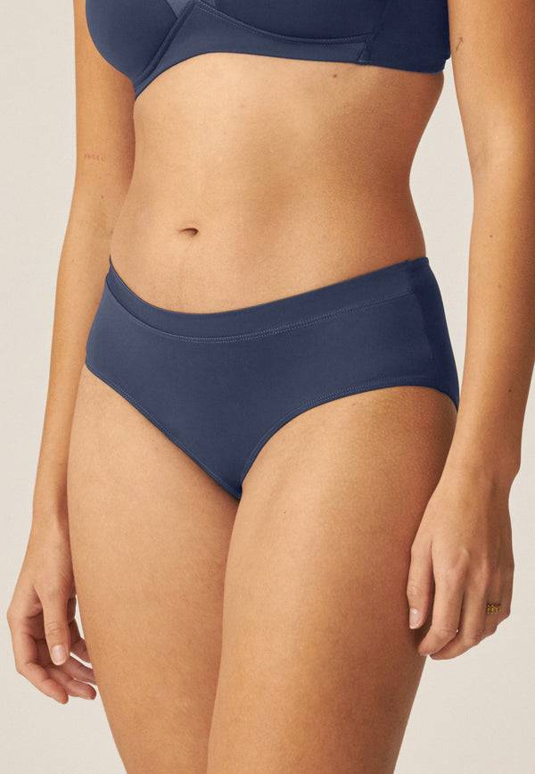 Naturana Softer Slip mit Glanzband - Navy Angebote