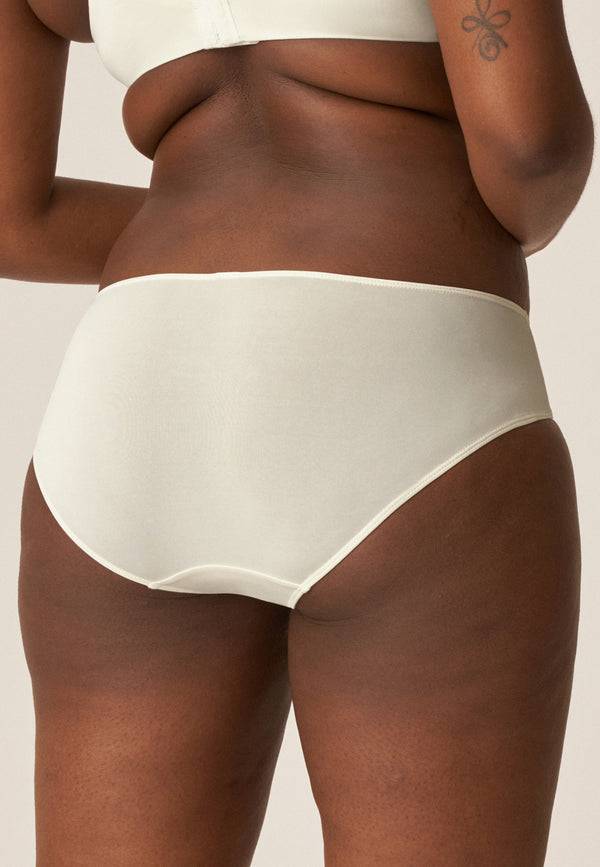 Naturana Softer Slip mit Glanzband - Ecru Hotsell