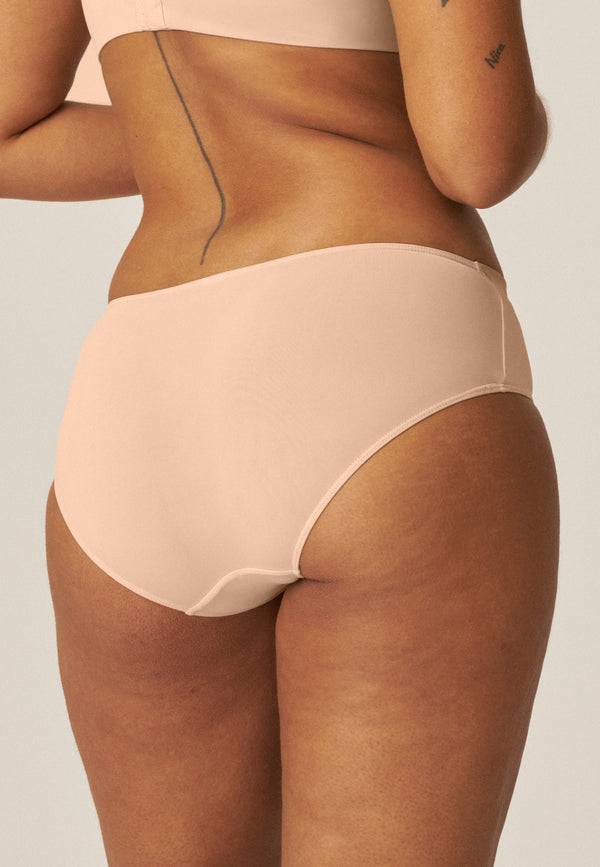 Naturana Softer Slip mit Glanzband - Light Beige Schlussverkauf