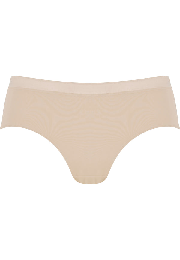 Naturana Softer Slip mit Glanzband - Light Beige Schlussverkauf