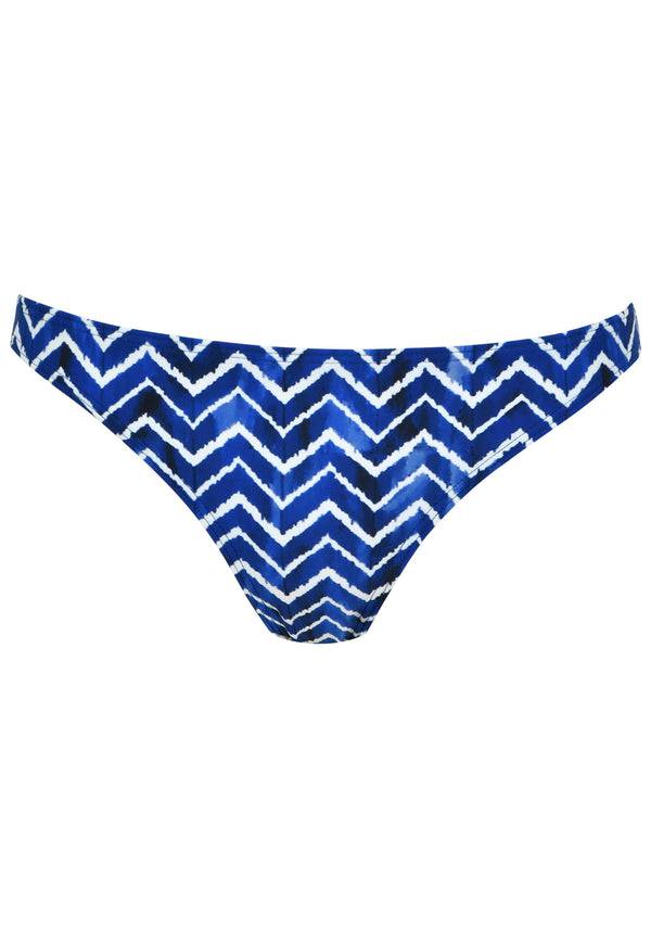Naturana Bikinihose The Zig-Zag - Blau-Ecru Blitzverkäufe