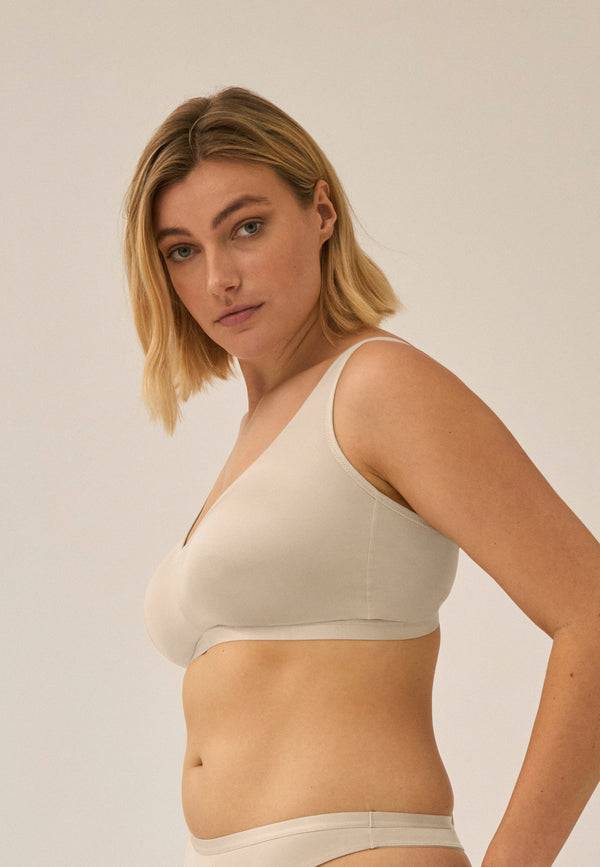 Naturana Vorgeformter BH ohne Bügel - Light Beige Fabrikpreis