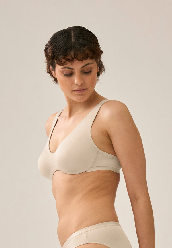 Naturana BH mit Bügel - Light Beige Rabatt