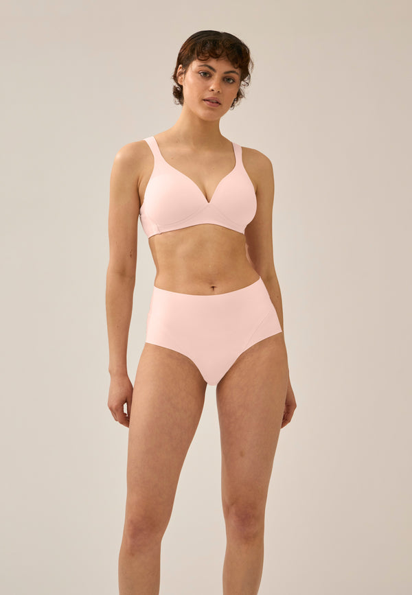Naturana High Waist Slip mit leichtem Shape-Effekt - Blush Online Shopping